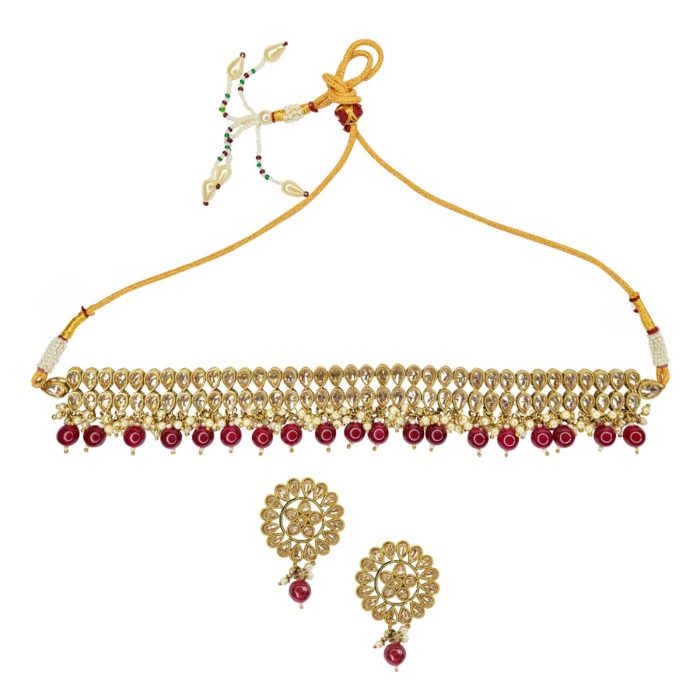 Indian Jewelry Ahaana Choker Necklace