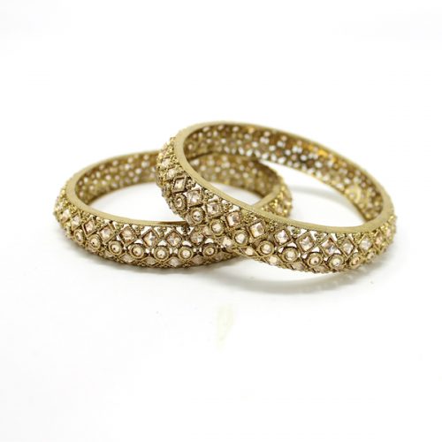 Indian Jewelry Antique Gold Bangles Kada