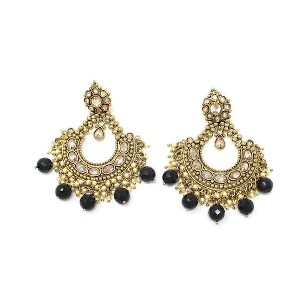 Indian Jewelry Antique Gold Polki Earrings