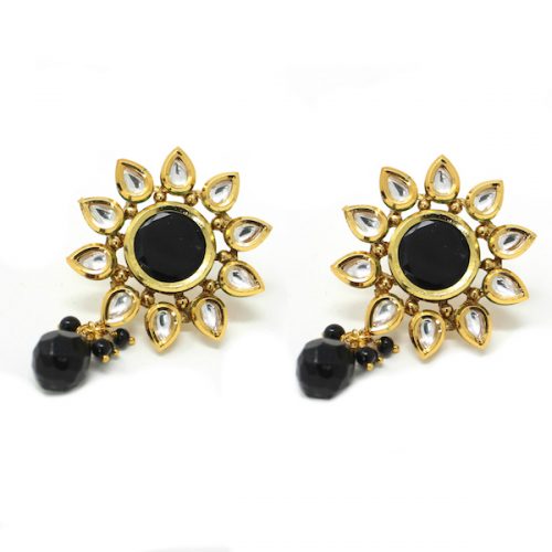 Indian Jewelry Kundan Artificial Stone Stud Earrings Surajani