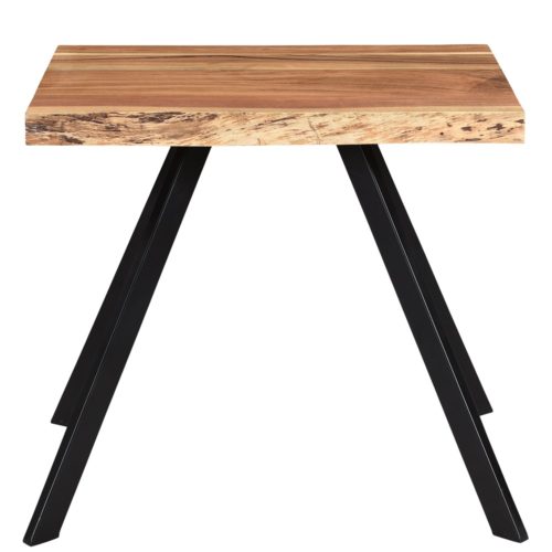 Solid Wood Live Edge Accent Table