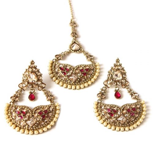 Indian Jewelry Tikka Set
