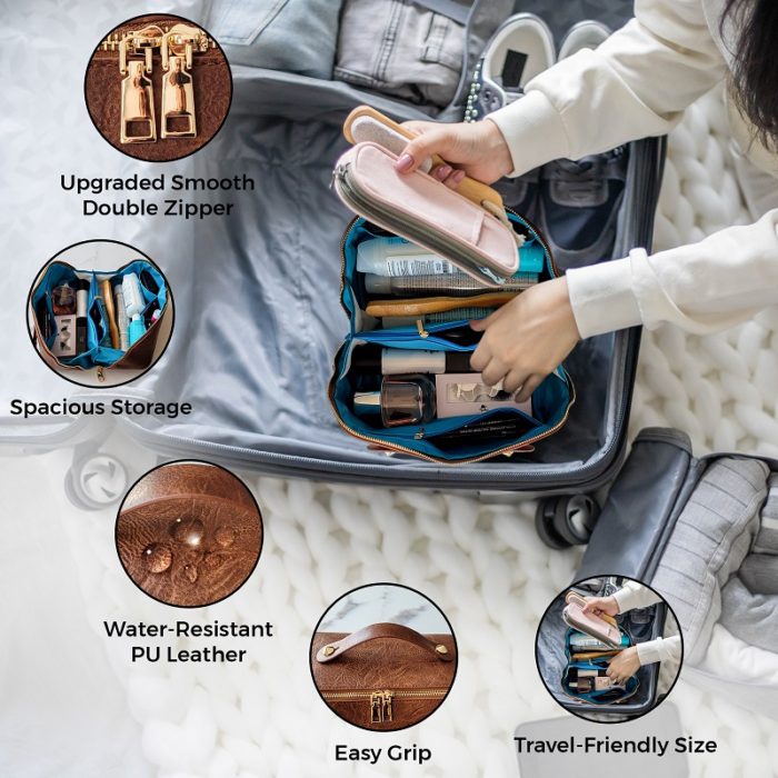 Evelyn Brown Makeup Bag