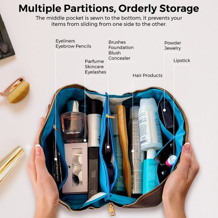 Evelyn Brown Makeup Bag