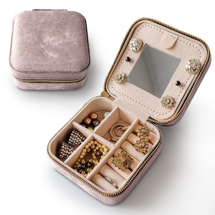 Jaya Jewelry Travel Case Dusty Rose