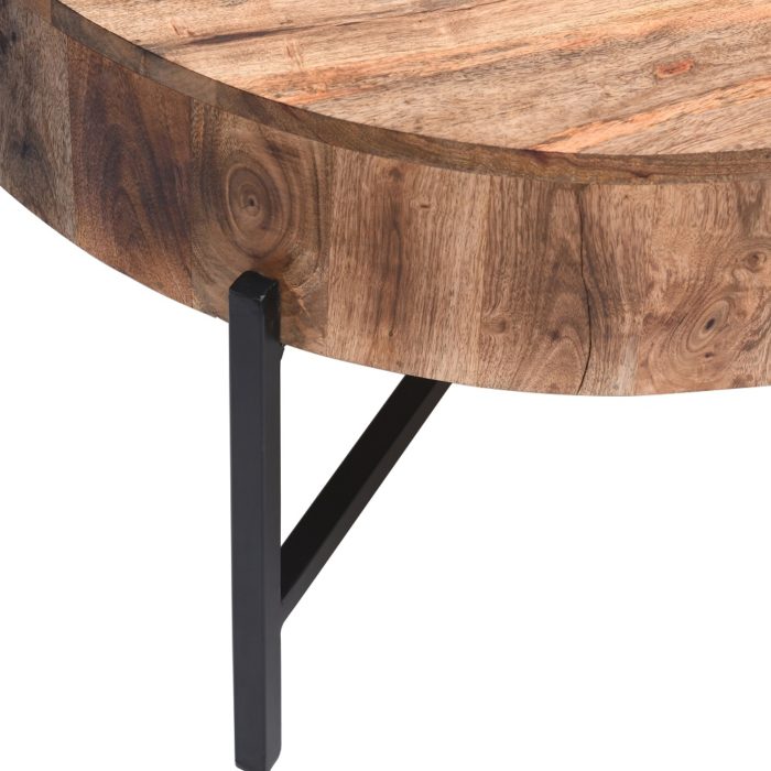 Natural Solid Wood Coffee Table